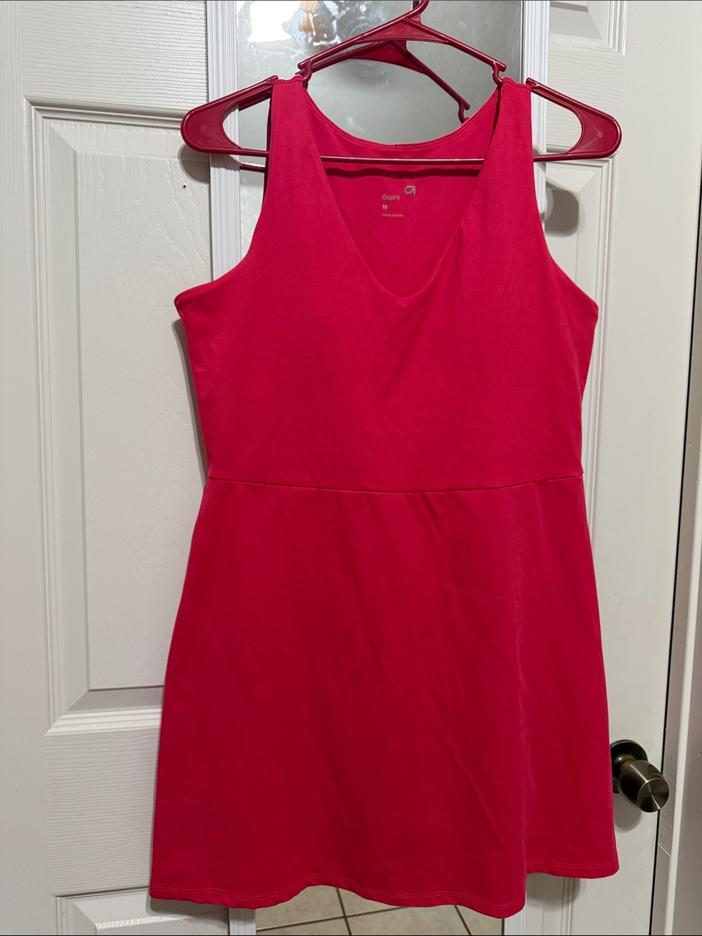 GAP Red Sleeveless Athletic Tank Dress